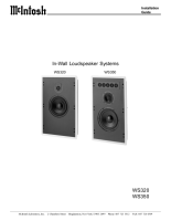 McIntosh WS-320-WS-350 - Owners manual